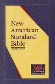 NASB Update Side-Column Reference; Black Bonded Leather