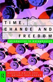 Time, Change and Freedom: An Introduction to Metaphysics