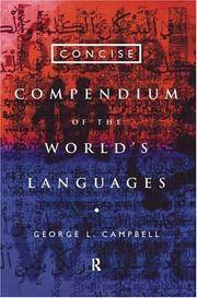 Concise Compendium of the World's Languages