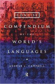 Concise Compendium Of the World's Languages