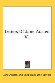 image of Letters of Jane Austen V1