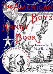 image of THE AMERICAN BOY'S HANDY BOOK