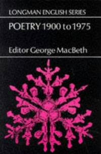 Poetry 1900 to 1975