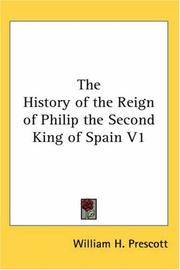 image of The History of the Reign of Philip the Second King of Spain V1
