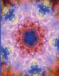 Fractal Space Photo Art Notebook: NASA Hubble Lagoon Nebula #1: A fractal image notebook made...