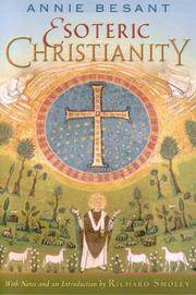 image of Esoteric Christianity or The Lesser Mysteries