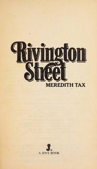 Rivington Street by Meredith Tax - Paperback - 1983 - from Snowball Bookshop (SKU: PZ2955)