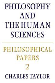 Philosophical Papers: Volume 2, Philosophy and the Human Sciences (Philosophical Papers, Vol 2)