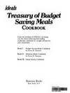 Ideals Treasury Of Budget Saving Meals Cookbook