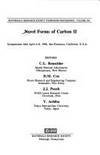 Novel Forms of Carbon II: Volume 349 (MRS Proceedings)