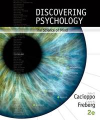 Discovering Psychology The Science of Mind Cacioppo Loose-leaf