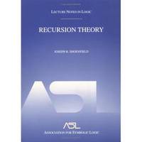 Recursion Theory; Lecture Notes in Logic 1.