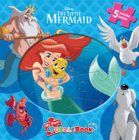 Disney The Little Mermaid My First Puzzle Book - Jigsaw Puzzles for kids, 10-page board book, 5...