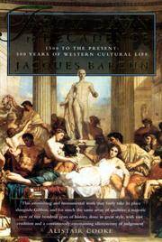 image of From Dawn to Decadence : 500 Years of Western Cultural Life