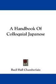 A Handbook Of Colloquial Japanese