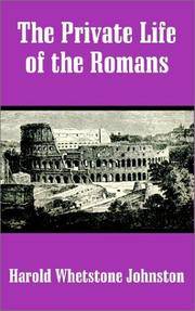 cover of Private Life of the Romans, The