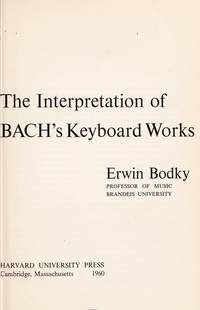 Interpretation of Bach's Keyboard Works