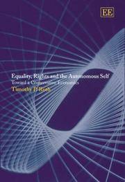 Equality, Rights and the Autonomous Self : Toward a Conservative Economics