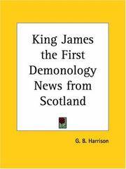 image of King James the First Demonology News from Scotland