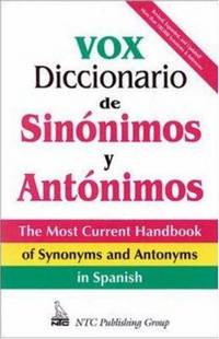 image of Vox Diccionario De Sinonimos Y Antonimos