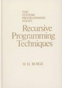 Recursive Programming Techniques.