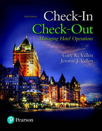 Check-in Check-Out: Managing Hotel Operations (What&#039;s New in Culinary &amp; Hospitality) by VALLEN