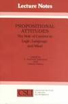 Propositional Attitudes: The Role of Content in Logic, Language, and Mind (Lecture Notes)