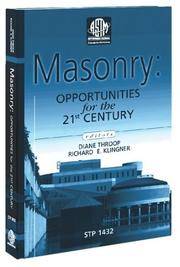 image of Masonry : Opportunities for the 21st Century