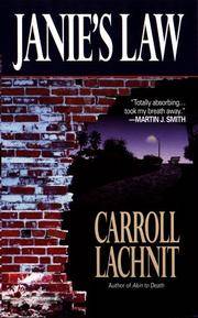 Janie's Law (Hannah Barlow Mystery)