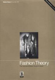 Fashion Theory: Volume 3, Issue 4: The Journal of Dress, Body and Culture: