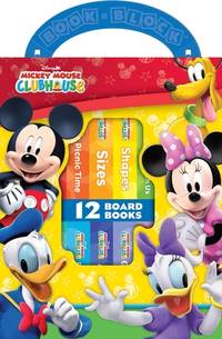 Disney Junior Mickey Mouse Clubhouse - My First Library Board Book Block 12-Book Set - PI Kids
