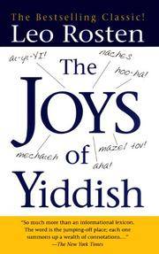 image of The Joys of Yiddish
