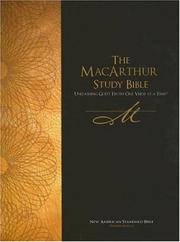 The NASB, MacArthur Study Bible, Bonded Leather, Black: Holy Bible, New American Standard Bible