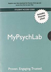 NEW MyLab Psychology with Pearson eText -- Valuepack Access Card by Pearson Education - 2011-06-04