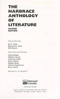 The Harbrace Anthology of Literature