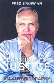 Searching for Justice An Autobiography