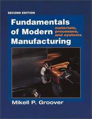 image of Fundamentals of Modern Manufacturing: Materials, Processes, and Systems, 2nd Edition