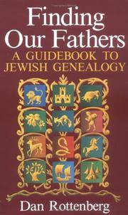 cover of Finding Our Fathers: A Guidebook to Jewish Genealogy