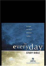 The Everyday Study Bible: New Century Version/Leatherflex/Black/Velva-Goldpage Edges