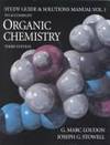 Organic Chemistry: Study Guide and Student Solutions Manual, Volume 1 by G. Marc Loudon; Joseph G. Stowell - 1995-01-01