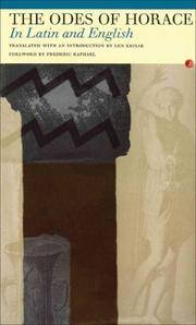 The Odes of Horace in Latin and English