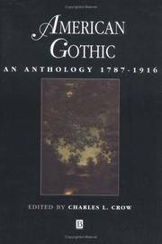 image of American Gothic: An Anthology 1787-1916 (Blackwell Anthologies)