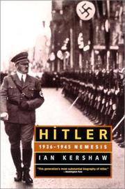 cover of Hitler: 1936-1945 Nemesis