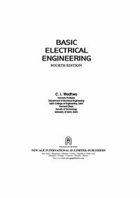 Basic Electrical Engineering by C.L. Wadhwa - 2012