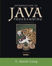 Introduction To Java Programming-Comprehensive Version (ISBN: 9780132936521)