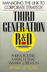 Kamal N. Saad,Philip A. Roussel,Tamara J. Erickson (Hardcover, 1991)