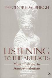 Listening to the Artifacts: Music Culture In Ancient Palestine