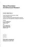 Mental Retardation and Behavioural Research (Institute for Research Into Mental Retardation) de A.D.B. Clarke; Ann M. Clarke - 1973-06-18