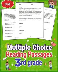 Multiple Choice Reading Passages 3rd Grade: Engage 3rd graders with diverse reading passages and...