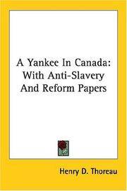 image of A Yankee In Canada: With Anti-Slavery And Reform Papers
